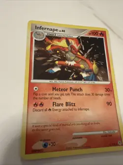 Pokemon TCG Infernape 5/130 Holo Rare Diamond & Pearl 2007 LP - Image 3