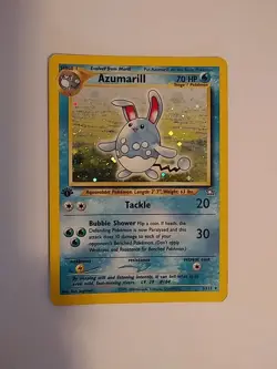 Azumarill - 2/111 Neo Genesis Holo 1st Edition Rare Vintage (2000) Pokemon TCG - Image 1