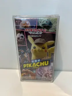 Pokemon Detective Pikachu Special Booster Box with Protector Sealed Japanese TCG - Image 1