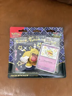 NEW FACTORY SEALED POKEMON TCG PALDEAN FATES "GREAVARD" TECH STICKER COLLECTION - Image 1