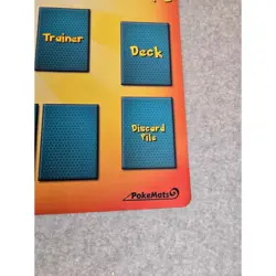 PokeMats 24" Pokemon TCG CCG Playmat 2 Players Board Game Mat Pokeball Non-Slip - Image 2