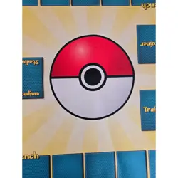 PokeMats 24" Pokemon TCG CCG Playmat 2 Players Board Game Mat Pokeball Non-Slip - Image 3