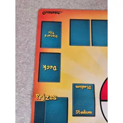 PokeMats 24" Pokemon TCG CCG Playmat 2 Players Board Game Mat Pokeball Non-Slip - Image 4