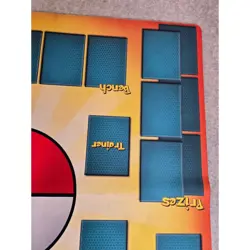 PokeMats 24" Pokemon TCG CCG Playmat 2 Players Board Game Mat Pokeball Non-Slip - Image 5