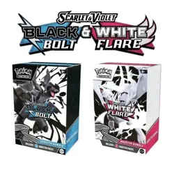 POKEMON TCG Lot of 2 Bundle 12x Booster Black Bolt White Flare ENGLISH FAST SHIP - Image 1