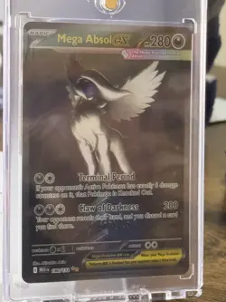 Pokemon TCG Mega Evolution MEGA ABSOL EX SIR 180/132 Mint Special Illustration - Image 3