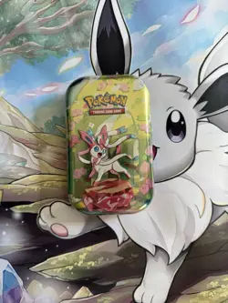 Pokemon TCG Prismatic Evolutions Mini Tin - Factory Sealed (Random Tin) - Image 5