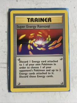 Pokemon TCG Super Energy Removal Base Set 79/102 Regular Unlimited Rare LP - Image 1