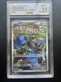 Rookidee Paldea Evolved Illustration Rare Pokemon TCG Card 225/193 S&V AGS 9.5 - Image 1