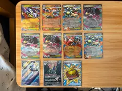 Pokemon Mega Evolutions Illustration Rare Lot of 11 IR-Full Art Cards. - Image 1