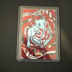 Mew Pokemon Shiny Card Database Peru Cracked Ice Holo Foil - red - Image 1