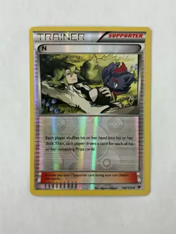 N 105/124 Reverse Holo Uncommon Fates Collide Pokemon Card NM - Image 1