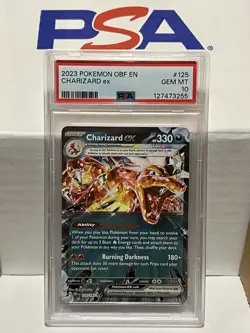 2023 Pokemon Charizard ex PSA 10 Gem Mint Trading Card #125 - Image 3