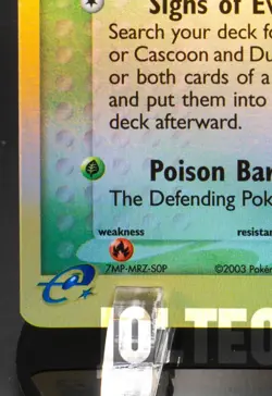 Pokemon TCG Card - Wurmple 78/109 Ruby and Sapphire Reverse Holo Common Vintage - Image 4