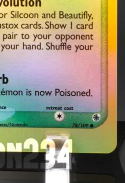 Pokemon TCG Card - Wurmple 78/109 Ruby and Sapphire Reverse Holo Common Vintage - Image 5