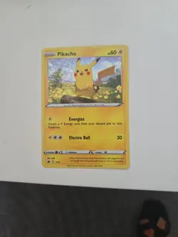 Pokemon Pikachu TCG Holo Card 7/15 McDonald's 2022 Promo - Image 1