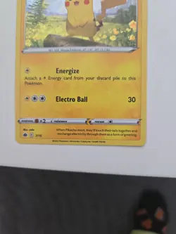 Pokemon Pikachu TCG Holo Card 7/15 McDonald's 2022 Promo - Image 3