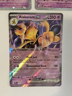 Abra & Kadabra & Alakazam EX Evolutions Cosmos HOLO 3 Card Set Pokemon 151 MINT - Image 4