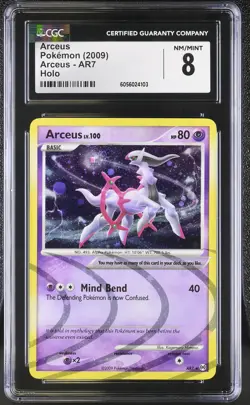 CGC 8 Arceus 2009 Arceus AR7 Holo Pokemon Card - Image 1