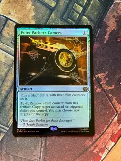 Peter Parker's Camera Foil Marvel's Spider-Man (SPM) MTG Legends - Image 1