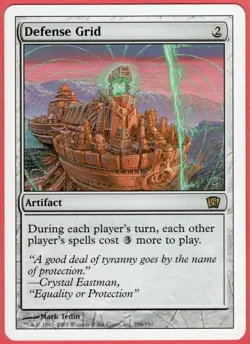 Defense Grid 2003 MTG Core Set 8th Edition Colorless Rare Artifact SP - NM AZ1 - Image 1