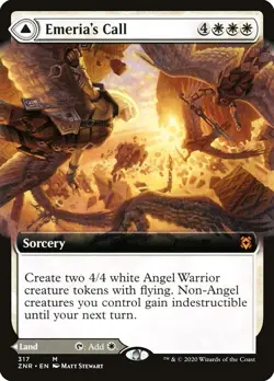 Emeria's Call Emeria, Shattered Skyclave x1 Extended Art - Magic the Gathering - Image 1