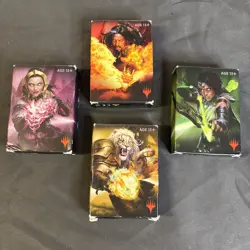 MTG Lot Of 4 Boxes 2 Decks In Each Box - Image 1