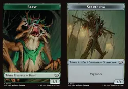 Beast // Scarecrow - Token DSC NM MTG - Image 1