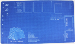 Magic the Gathering Blueprint Playmat 24" x 14" Beginner Learning Teaching TCG - Image 1