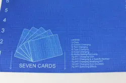Magic the Gathering Blueprint Playmat 24" x 14" Beginner Learning Teaching TCG - Image 5