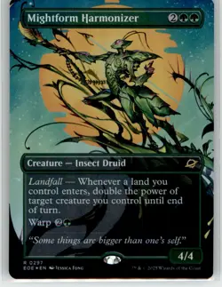 MTG - Mightform Harmonizer (Borderless) R Edge of Eternities 297 NM FOIL - Image 1