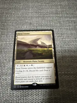 Savai Triome Ikoria: Lair of Behemoths MTG Magic the Gathering Land Regular - Image 1