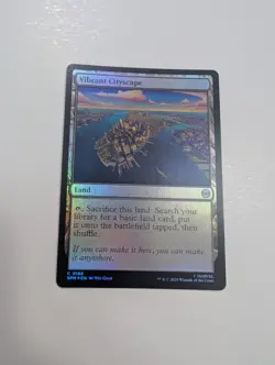 MTG - Vibrant Cityscape (Foil) - Marvel's Spider-Man NM/M Condition - Image 1