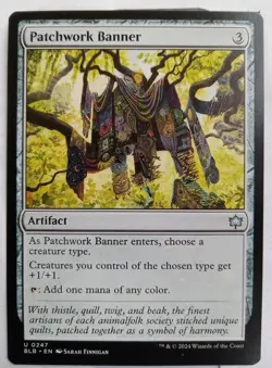 Patchwork Banner (Regular, #247, NM) Bloomburrow (BLB), MTG - Image 1
