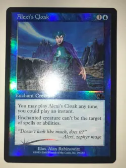 Alexi's Cloak FOIL Prophecy Blue Common MTG LP - Image 1