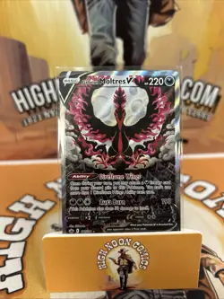 POKEMON TCG GALARIAN MOLTRES ALTFULL ART HOLO 177/198 CHILLING REIGN NM - Image 1