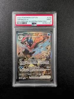 Pokemon TCG Greninja EX 132 Shrouded Fable Promo Special Illustration Psa 9 - Image 1