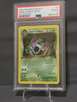 2000 Pokemon Rocket Dark Golbat-Holo 1st Edition PSA 4 - Image 2