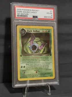 2000 Pokemon Rocket Dark Golbat-Holo 1st Edition PSA 4 - Image 3