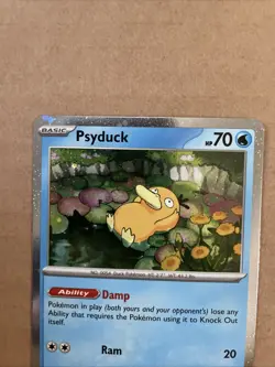 Pokemon TCG Psyduck MEP 007 Mega Evolution Pokemon Blister Promo (A1) - Image 2