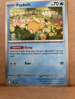 Pokemon TCG Psyduck MEP 007 Mega Evolution Pokemon Blister Promo (A1) - Image 3