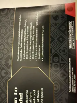 Pokemon TCG - Paldean Fates Tech Sticker Collection Fidough - Image 3