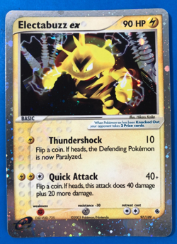 Pokemon Electabuzz Ex 97/109 EX Ruby & Sapphire Holo Ultra Rare NM - Image 1