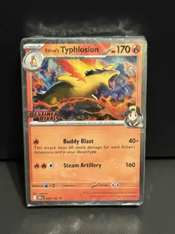 Ethan’s Typhlosion 034/182 Destined Rivals SEALED Promo Deck Pokemon TCG - Image 1