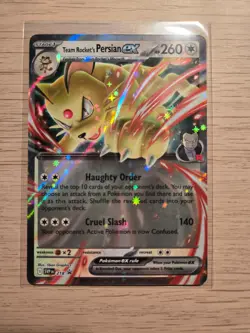 Team Rocket's Persian ex - 218 - Black Star Promo - Pokemon S&V Destined Rivals - Image 1