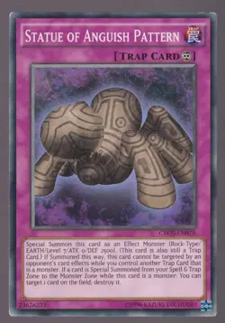 Statue of Anguish Pattern Common TRAP Unlimited Crossed Souls Yugioh - Image 1