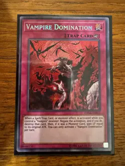 Yugioh Vampire's Domination - DASA-EN011 - Secret Rare - NM Card English - Image 1