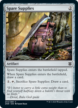 Spare Supplies FOIL Zendikar Rising MINT Artifact Common MAGIC MTG CARD ABUGames - Image 1