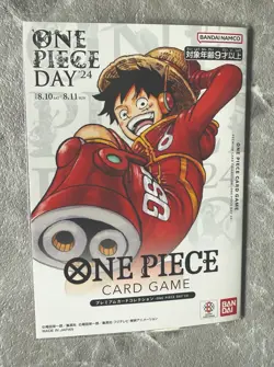 Sealed Bandai One Piece Premium Card Collection ONEPIECE DAY 2024 Luffy Promo - Image 1