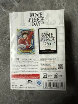 Sealed Bandai One Piece Premium Card Collection ONEPIECE DAY 2024 Luffy Promo - Image 3